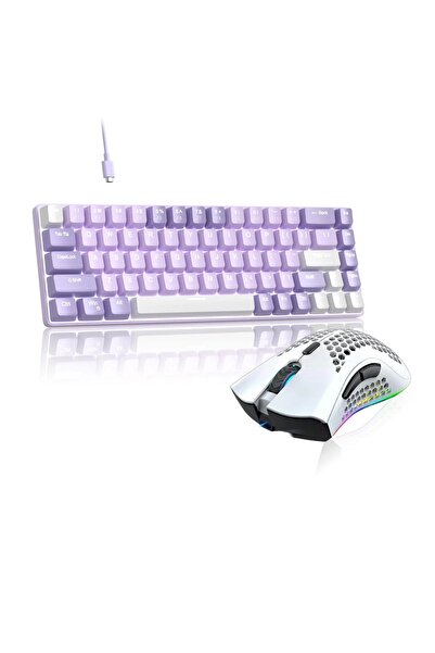 Timebox Set de gaming: Tastatură 60% cu switch-uri interschimbabile la cald (...