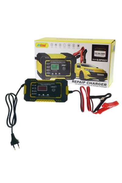 OEM Andowl Φορτιστής Μπαταρίας Αυτοκινήτου 12V-2A-100AH.