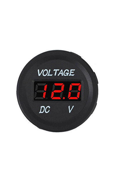 OEM Βολτόμετρο Auto/moto αδιάβροχο DC 12V Led Κόκκινο