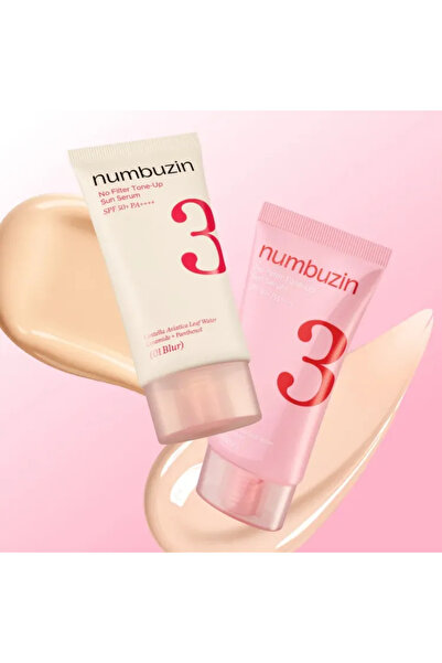Numbuzin NO.3 NO FILTER TONE-UP SUN SERUM 50ML - 01 BLUR