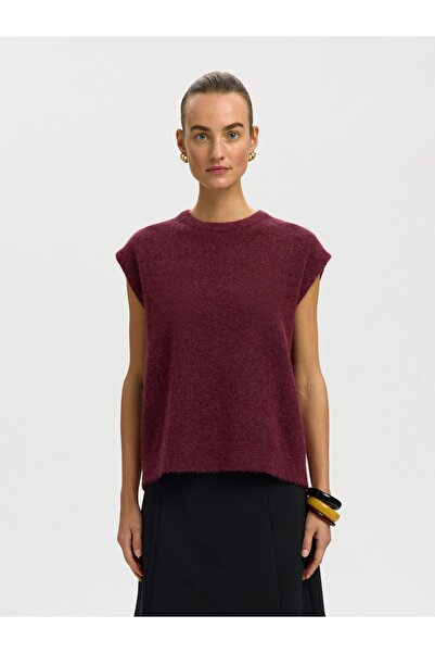 SELECTED Strickweste Wollmix