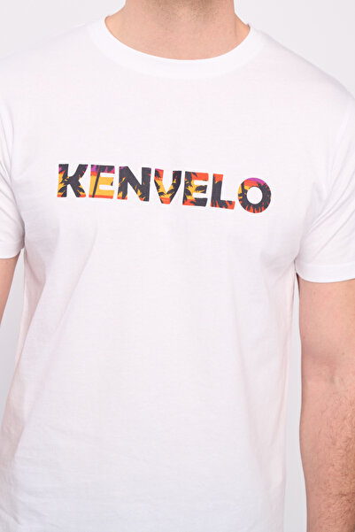 Kenvelo - Tricou barbat cu logo aplicat
