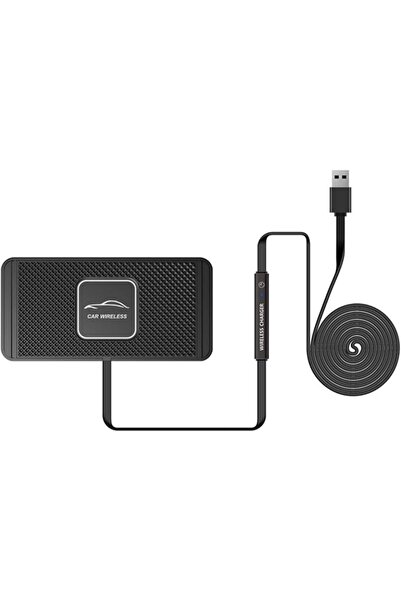 SYOSI Wireless Charger, Wireless car Charger Charging pad 15w Non-Slip QI Fas...