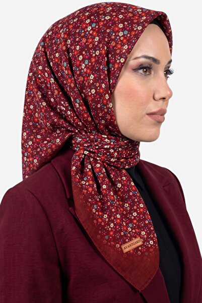 hadiora Women's Burgundy Floral Cotton Stitched Writing Pad