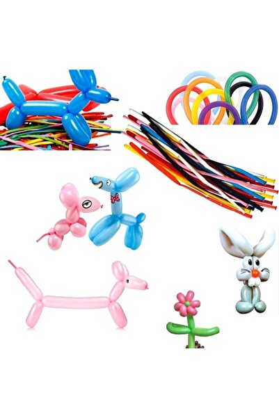 turkuaz parti 10-Pack Sausage Balloons