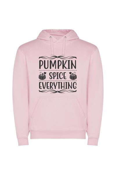 iLovePrints Pumpkin Spice Creative Elegance Φούτερ με κουκούλα σε χρώμα Ροζ