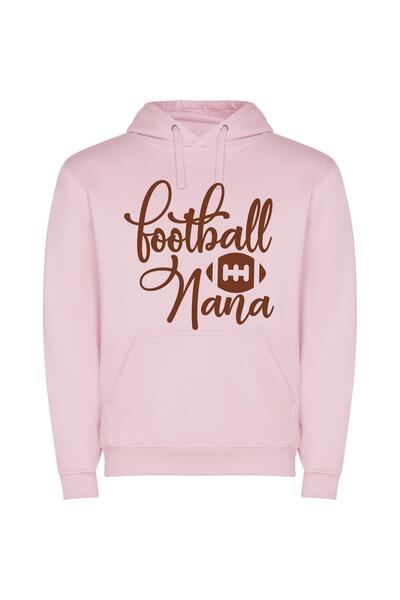 iLovePrints Mama's Gridiron Glory Φούτερ με κουκούλα σε χρώμα Ροζ