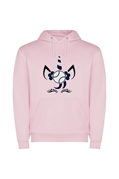 iLovePrints Magical Mascot Medley Φούτερ με κουκούλα σε χρώμα Ροζ