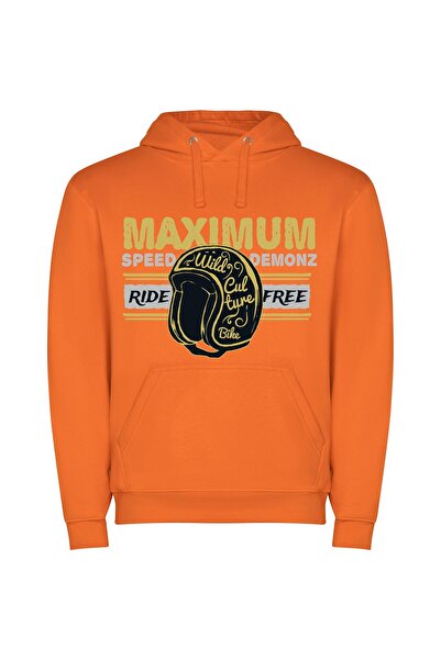 iLovePrints Maximized Helmet: Maximum Details Φούτερ με κουκούλα σε χρώμα Πορ...