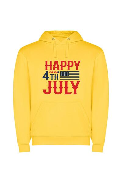 iLovePrints Patriotic Independence Day Extravaganza Φούτερ με κουκούλα σε χρώ...