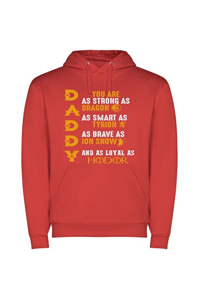 iLovePrints Dragon Daddies: Game of Thrones Tribute Φούτερ με κουκούλα σε χρώ...