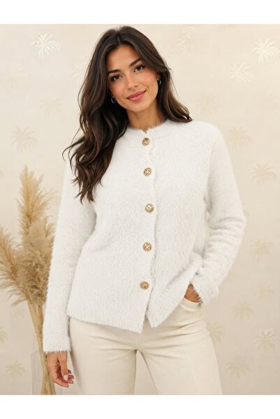 ASEZ BUTİK ZERAFETİN ADRESİ كارديجان نسائي من Asez Butik بياقة بولو ونسيج ناع...