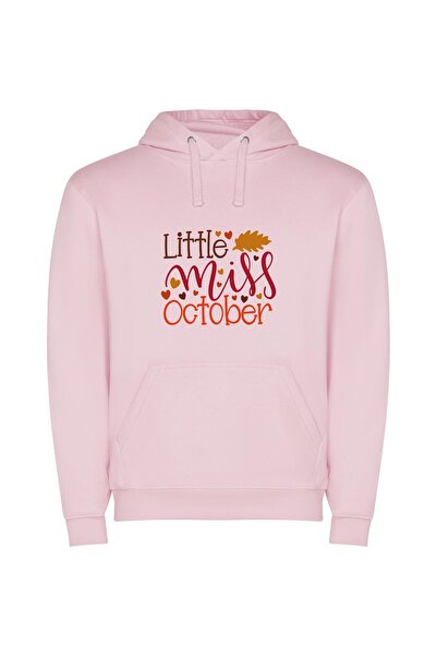 iLovePrints Fanciful October Memories Φούτερ με κουκούλα σε χρώμα Ροζ