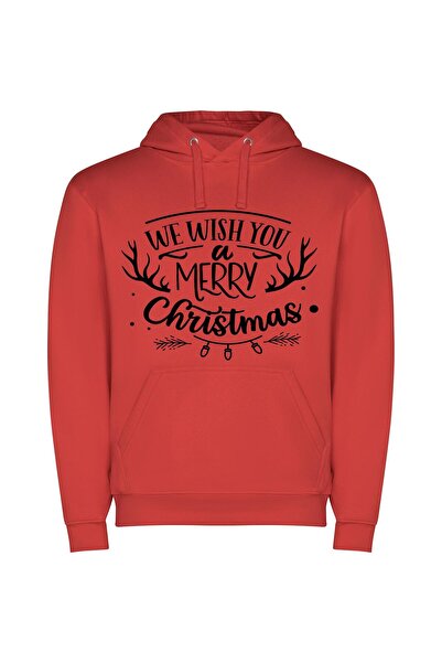 iLovePrints Christmas Greetings in High Resolution Φούτερ με κουκούλα σε χρώμ...