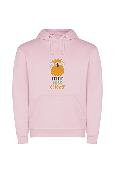 iLovePrints Regal October Reign Φούτερ με κουκούλα σε χρώμα Ροζ