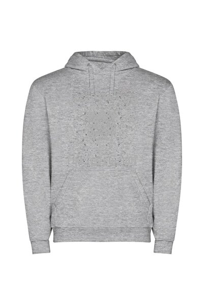 iLovePrints Unique Zoran-inspired Fashion Φούτερ με κουκούλα σε χρώμα Γκρι
