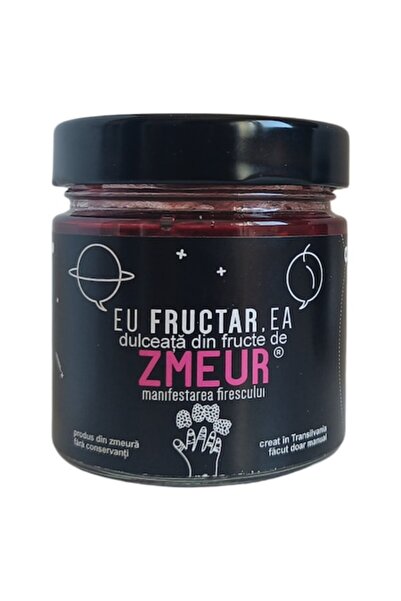 Fructar Dulceata din fructe de zmeur (Organic Raspberry Jam), 220g, Raspberry,