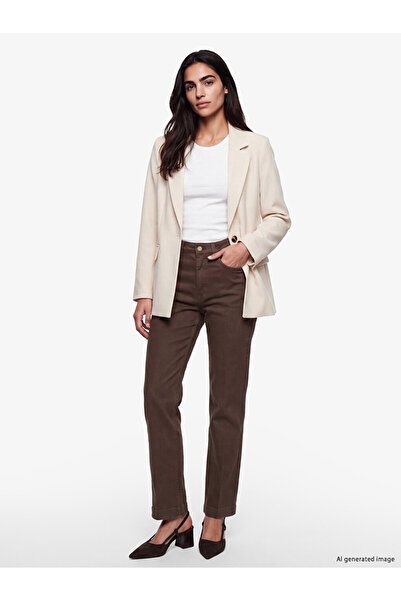 LC Waikiki Brown flare women's jean pants