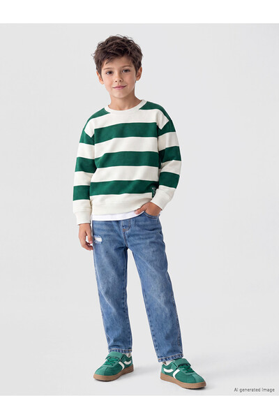 LC Waikiki Rmz Gi̇yi̇m Farkiyla Relaxed Fit Boys' Jean Pants