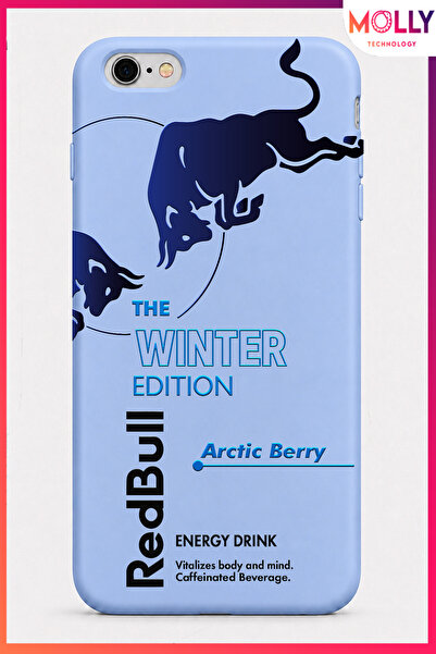 Molly iPhone 6/6S PLUS İçin Bebe Mavisi Redbull The Winter Edition Desenli İç...