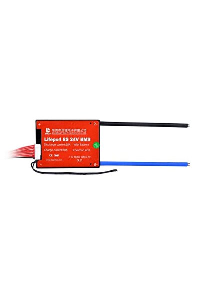 Daly BMS Daly 8S 24V 60A LiFePO4 BMS Balanslı Ortak Port
