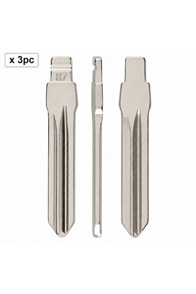 TECHSTAR Комплект от 3 ключа за кола 87 #   B111 за Buick, Chevrolet, GMC и Opel