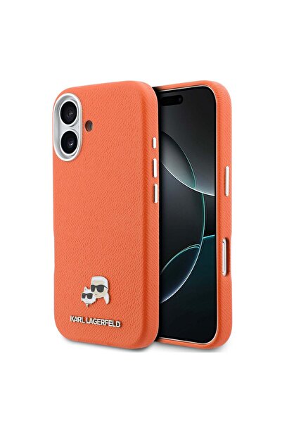 Karl Lagerfeld Husă de telefon pentru Apple iPhone 17, PU, cu suport MagSafe,...