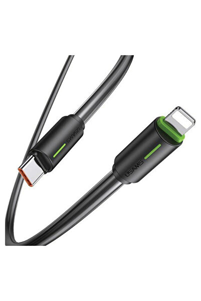 Usams Cablu USB-C la Lightning pentru iPhone 11 12 13 14 1M Seria Yu Sj73530W