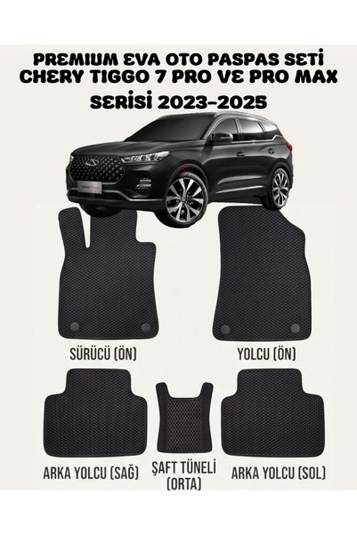 8D OTO PASPASI CHERY TİGGO 7 PRO VE PRO MAX SERİSİ 2022 - 2025 ARACA ÖZEL PRE...