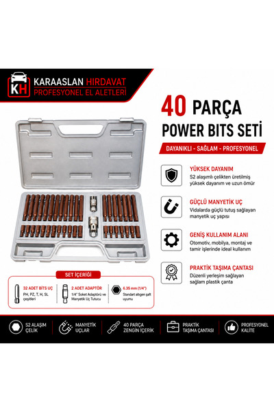 Rico 40 Parça Power Bits Seti