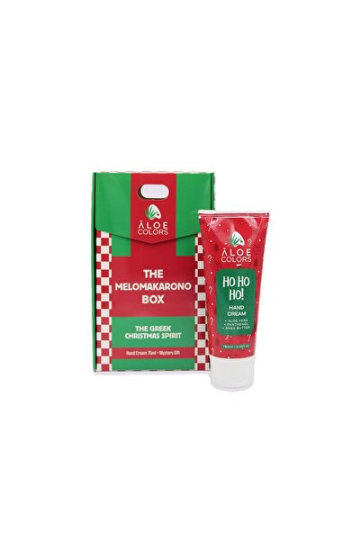 ALOE COLORS Η Συσκευασία Μελομακαρόνο (Κρέμα Χεριών 75ml + Δώρο Έκπληξη)