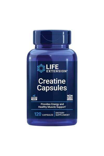 Life Extension Supplements Life Extension Creatine Capsules,Energy & Muscle S...