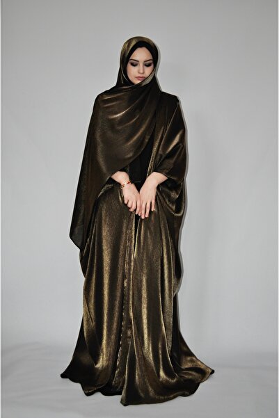 Zayel Nour Aura Glaze Abaya Şal Takım
