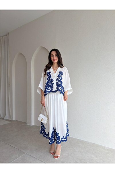 Mooi Butik Lovely Set 5449 - White
