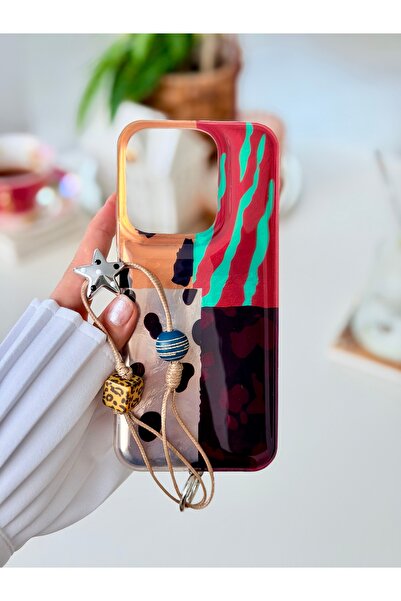 Go Aksesuar REDMİ 15C 4G Uyumlu SHİNE Charm LEOPAR Tasarımlı Oyuncaklı Siliko...