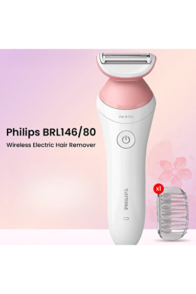 Philips BRL146 Electric Lady Shaver Rechargeable Wet Dry Portable Body Hair R...
