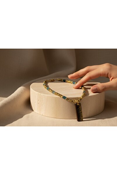 La sauvagine Antique Symbol Detailed Women's Necklace – Bohemian Modern Desig...