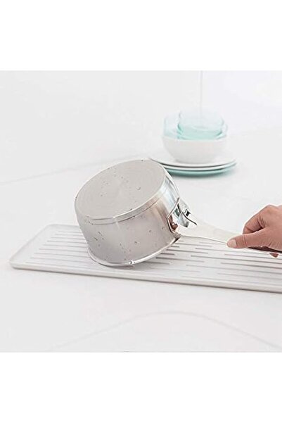 Brabantia رف تجفيف الأطباق المدمج – يوضع على جانب الحوض (117282) بلون رمادي ف...