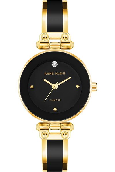 Anne Klein ساعة نسائية بسوار من الألماس الأصلي