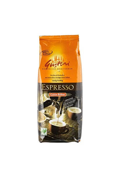 Gustoni Cafea Espresso Organică Boabe Intregi 100% Arabica 250 g