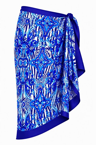 Genel Markalar BARTOLOMEU Azure Royale 95-145 cm Seamless Dikişsiz Crep Pareo