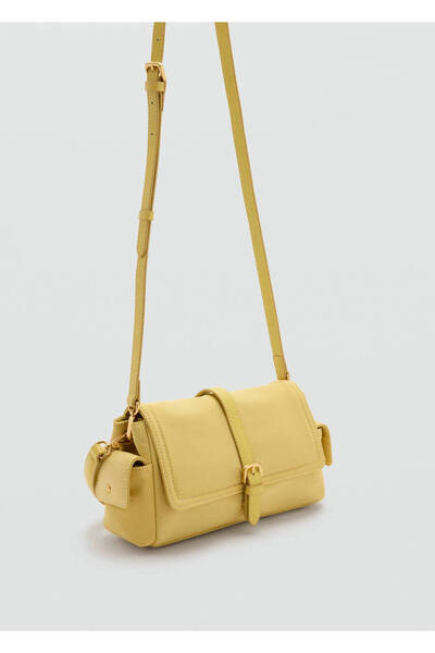 MANGO Woman Buckle pocket shoulder bag