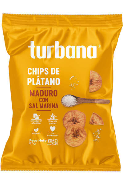 OEM Baked banana chips with sea salt, 85 g