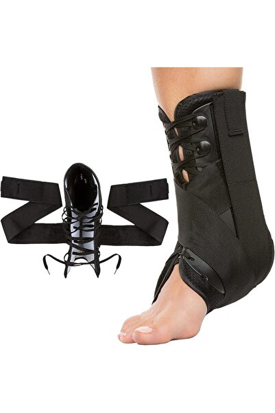 Generic Ankle Wraps Stabilizer Brace Lace Up Support for Right or Left Ankle ...