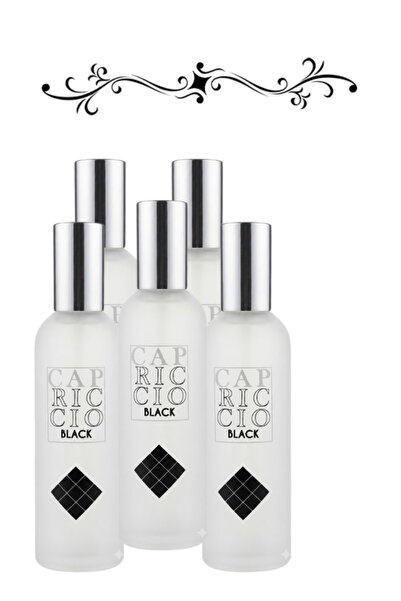 Capriccio 5 قطع عطر أسود 100 مل