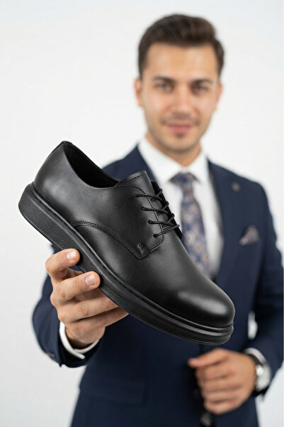 Zerenyus Classica Premium Vegan Leather Classic Men's Shoes Black