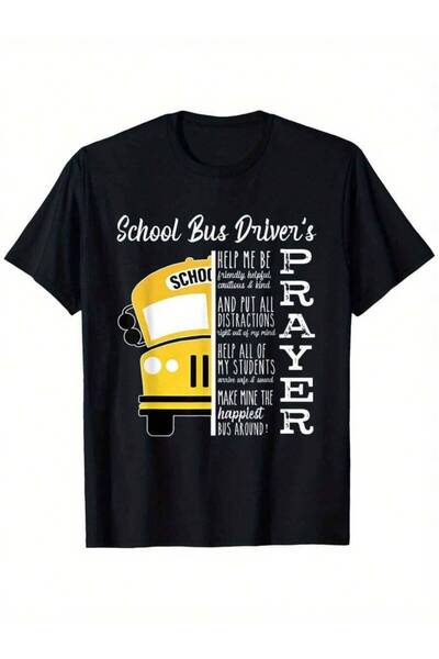 9TAY Driver'S Prayer School Bus Driver Outfits Funny Loose Style New Unisex S...