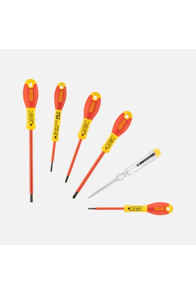Stanley 0-65-443 Fatmax İzoleli Elektrikçi Tornavida Seti (6 Parça) (Pz Set)