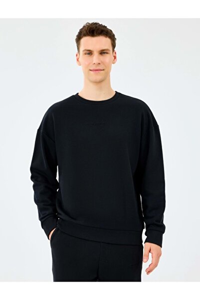 SKECHERS Мъжки суитшърт M Essential с кръгло деколте S2610015, черен