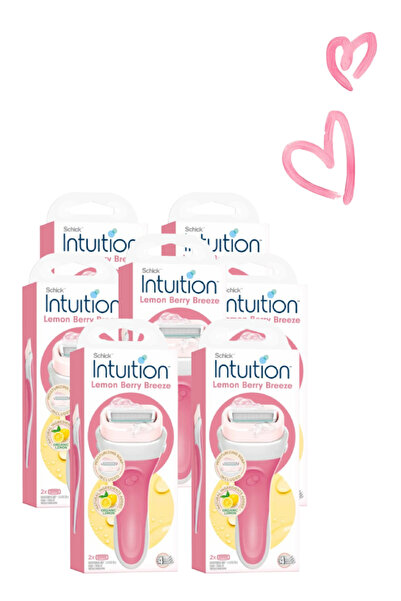 Schick Intuition 7 Pieces Intuition Razor Lemon Berry Breeze 2 Pcs
